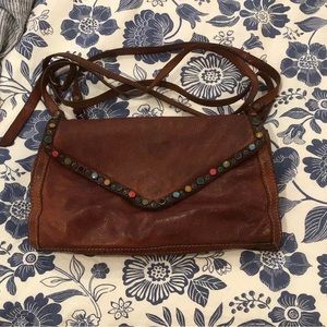 Campomaggi Brown genuine leather cross body
